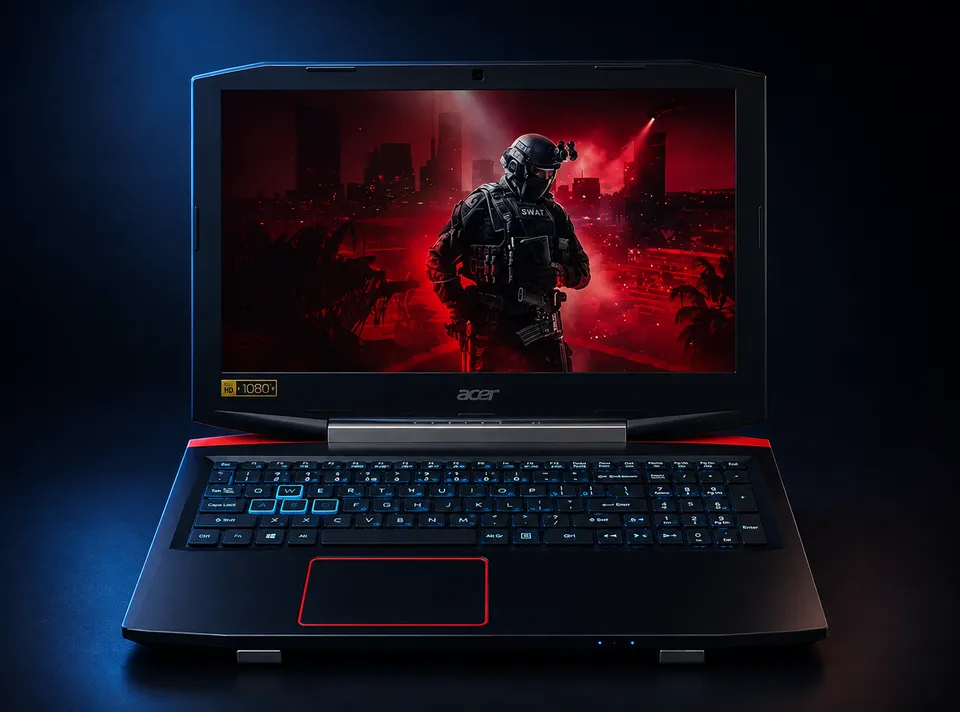 Игровой ноутбук Acer Aspire / i7-7700HQ / GTX 1050