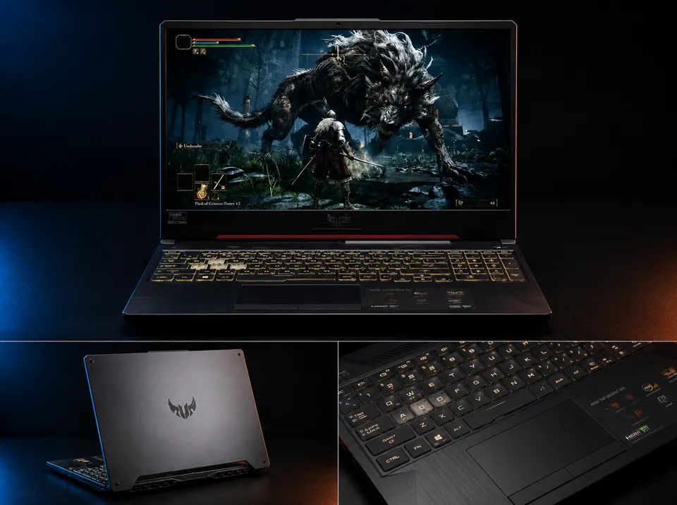 Игровой Ноутбук asus TUF / R5 4600H / GTX 1660Ti